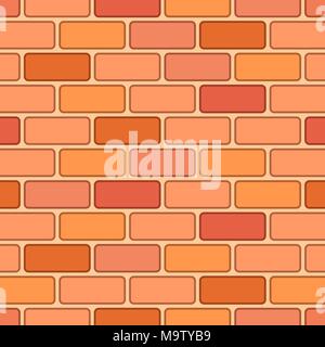 Cartoon red brick seamless pattern Stock Vector Image & Art - Alamy