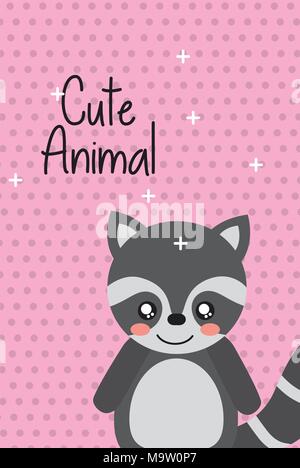 cute animal cartoon Stock Vector