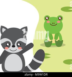 cute animal cartoon Stock Vector