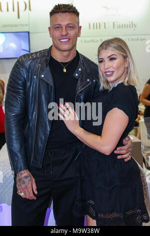 Olivia Bowen and Alex Bowen attends The Beauty Awards 2023, at City