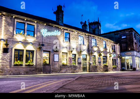 Brambles,Towngate, Holmfirth, West yorkshire, England, Uk,in the evening. Stock Photo