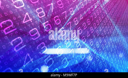 Cyber security cyberattack using ai machine learning bots Stock Photo