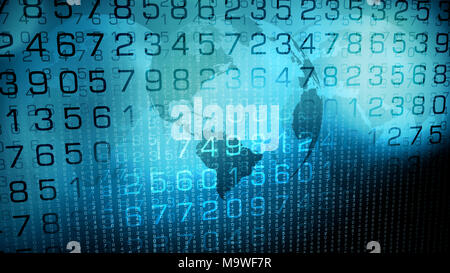 International cyber network creative technology Stock Photo