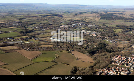 aerial view of Catterick Garrison, North Yorkshire