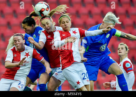 Slavia Praha (w) vs VfL Wolfsburg (w) 26.10.2022 at UEFA Women's