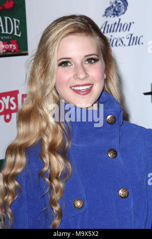 File. 28th Mar, 2018. Former Disney child-star CAROLINE SUNSHINE has joined the White House press team. She starred in Disney's Shake It Up. Sunshine also appeared in Marmaduke and the Lifetime movie Mommy, I Didn't Do It. Sunshine was recently promoted from White House intern to a full-time press assistant. PICTURED: Nov. 25, 2012 - Los Angeles, California, U.S. - Caroline Sunshine attends 2012 Hollywood Christmas Parade Benefiting Marine Toys For Tots on 25th November 2012 in Hollywood, California.USA. Credit: TLeopold/Globe Photos/ZUMAPRESS.com/Alamy Live News Stock Photo