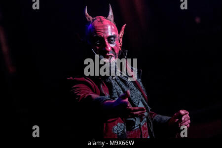 Bournemouth, UK.27th march, 2018.  Circus of Horrors at The Pavilion, Bournemouth. Credit: Charlie Raven/Alamy Live News Stock Photo