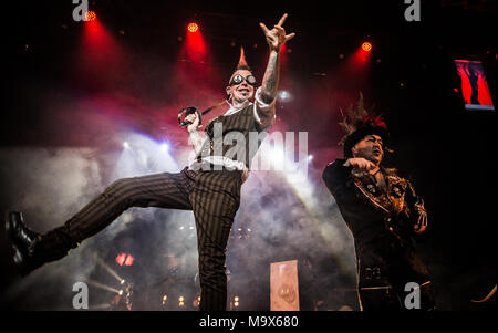 Bournemouth, UK.27th march, 2018.  Circus of Horrors at The Pavilion, Bournemouth. Credit: Charlie Raven/Alamy Live News Stock Photo