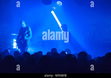 Belfast, Northern Ireland, UK. 28th March 2018. Gary Numan played Belfast Limelight Club as part of his UK Tour Photo: Sean Harkin/Alamy Live News Stock Photo