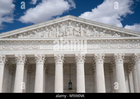 United States Supreme Court Building in Washington, DC Stock Photo