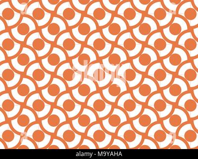 Seamless vector illustration for design, printing. and background texture with image of concentric colored circles. Stock Vector
