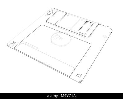 Floppy disk 3D Model $28 - .unknown .ma .obj - Free3D