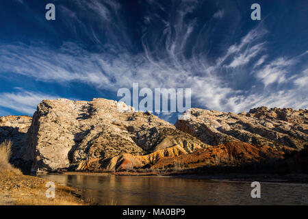 Morning Light, Split Mountain, Dinosaur National Park Stock Photo