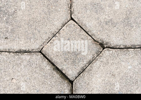 Top view concrete brick floor texture background Stock Photo