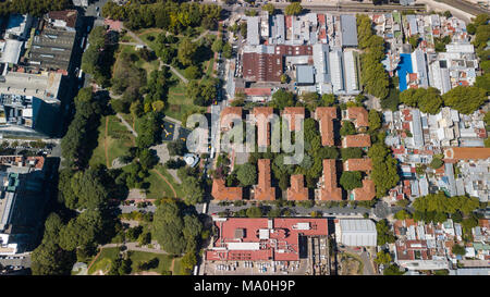 Barrio Los Andes and Los Andes Park, Chacarita, Buenos Aires, Argentina Stock Photo