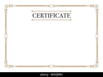 Certificate Border for Excellence Performance Stock Vector Image & Art ...