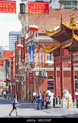 China Town, Melbourne, Australia Stock Photo