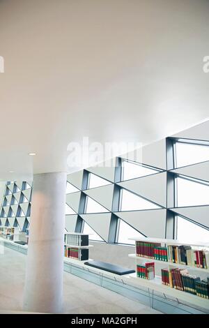 The reading room at the German National Library in Leipzig Stock Photo