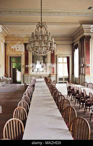 The abandoned Hotel Straubinger, Bad Gastein, Austria Stock Photo