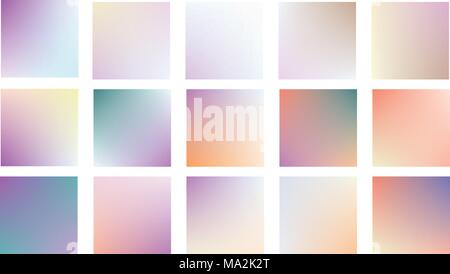 Soft color background. Modern screen vector design for mobile app. Soft color gradients. Vector. Stock Vector
