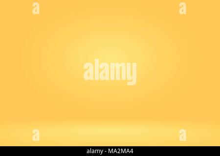 Vector illustrator - Abstract yellow gold background Halloween layout design,studio,room, web template ,Business report with smooth circle gradient color Stock Vector
