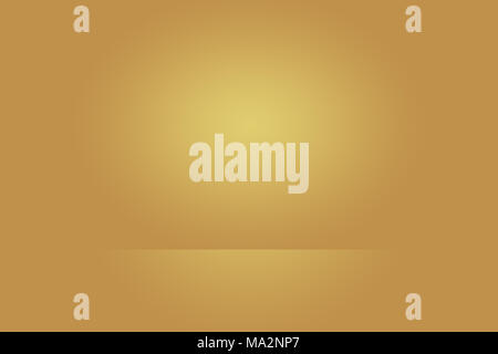 Abstract Luxury Gold Studio well use as background,layout and presentation Stock Photo