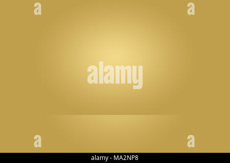 Abstract Luxury Gold Studio well use as background,layout and presentation Stock Photo