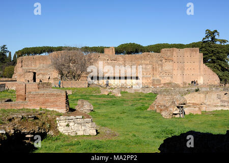 Italy, Rome, Palatine Hill, Domus Augustana, peristyle Stock Photo