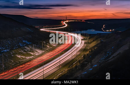 Rainbow Bridge,Scammonden,West Yorkshire, United Kindsom Stock Photo