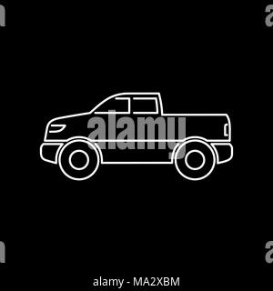 Pickup icon simple flat vector illustration Stock Vector Image & Art ...