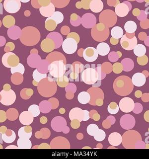 Pink Spots on Pink Background Stock Vector