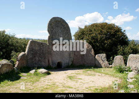 The Tomb of Giants of S'Ena e Thomes, Dorgali, province of Nuoro, Sardinia, Italy Stock Photo