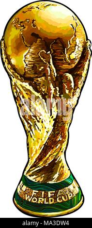 Winner trophy cup Stock Vector