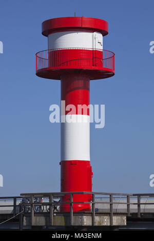 Lighthouse in the harbour of Eckernförde, Schleswig - Holstein, North Germany, Germany, Stock Photo