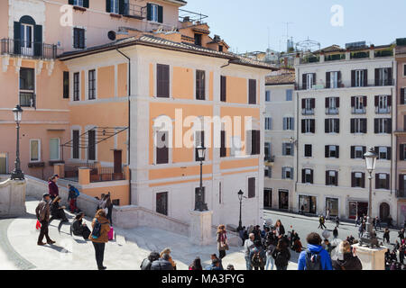 Keats-Shelley Memorial House - Rome Stock Photo