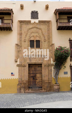 Las Palmas, Casa de Colon, museum, principal theme: Columbus and his travels, Old Town, facade Stock Photo