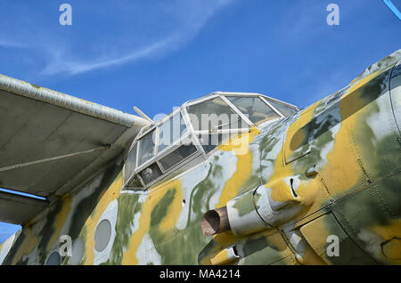 Cockpit Antonov AN 2 biplane russian aircraft Stock Photo - Alamy