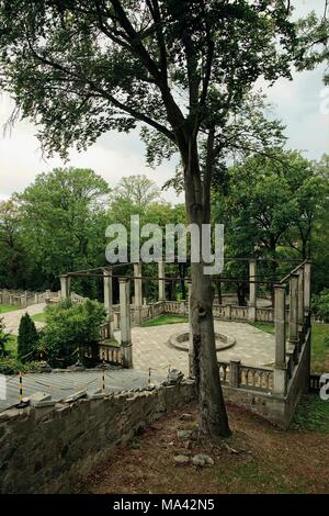 A palace in Kamieniec Zabkowicki in the Jelenia Góra Valley of Poland Stock Photo