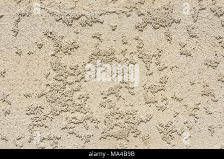 background texture of the plaster wall. New design of the facing facade interer. The concept of the decor of the room Stock Photo