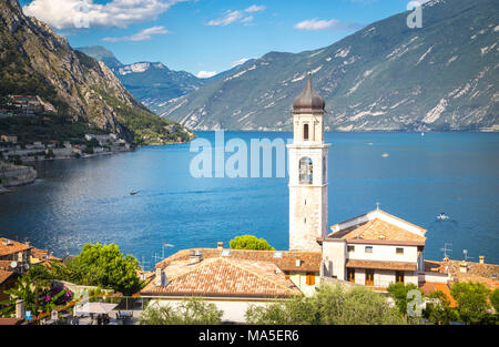 Limone sul Garda, Garda Lake, Brescia Province, Lombardy, Italy Stock Photo