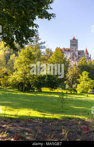 View of Bran Castle, Bran district, Transylvania, Romania Stock Photo