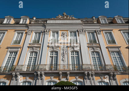 The Baroque Augustusburg Castle is one of the first important creations of Rococo in Bruhl near Bonn, North Rhine Westphalia - Germany. Stock Photo