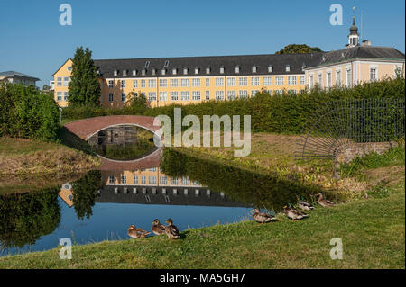 The Baroque Augustusburg Castle is one of the first important creations of Rococo in Bruhl near Bonn, North Rhine Westphalia - Germany Stock Photo