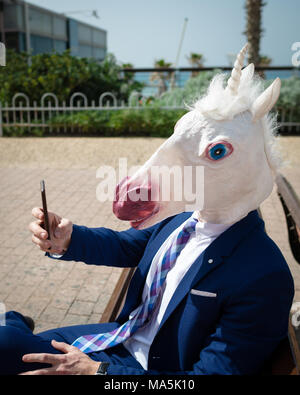 unicorn mask suit