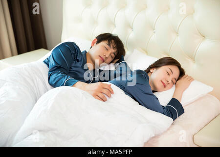 Conceptable photo of new married couple daily life. 054 Stock Photo