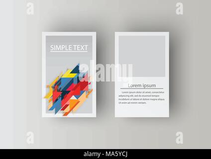 Business Card Set. Vector illustration. EPS10 Stock Vector
