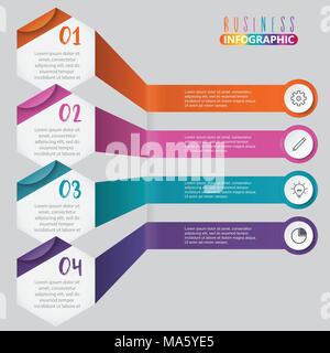 Minimal infographics. Vector. Stock Vector