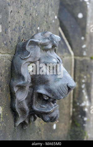 Detail of the Atholl Memorial Fountain, Dunkeld, Perthshire, Scotland Stock Photo