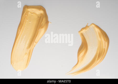 Cosmetic cream samples. Stock Photo