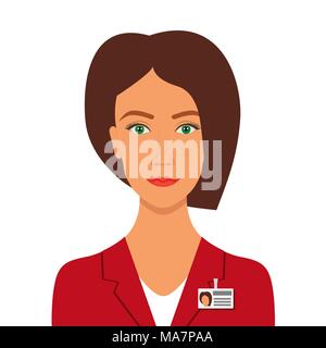 Elegant pretty business woman in formal clothes. Base wardrobe, feminine  corporate dress code. Collection of full length portraits of business woman  Stock Vector Image & Art - Alamy